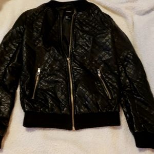 Faux leather jacket
